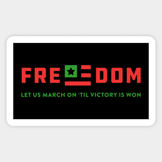 FREEDOM Sticker by JSNDMPSY